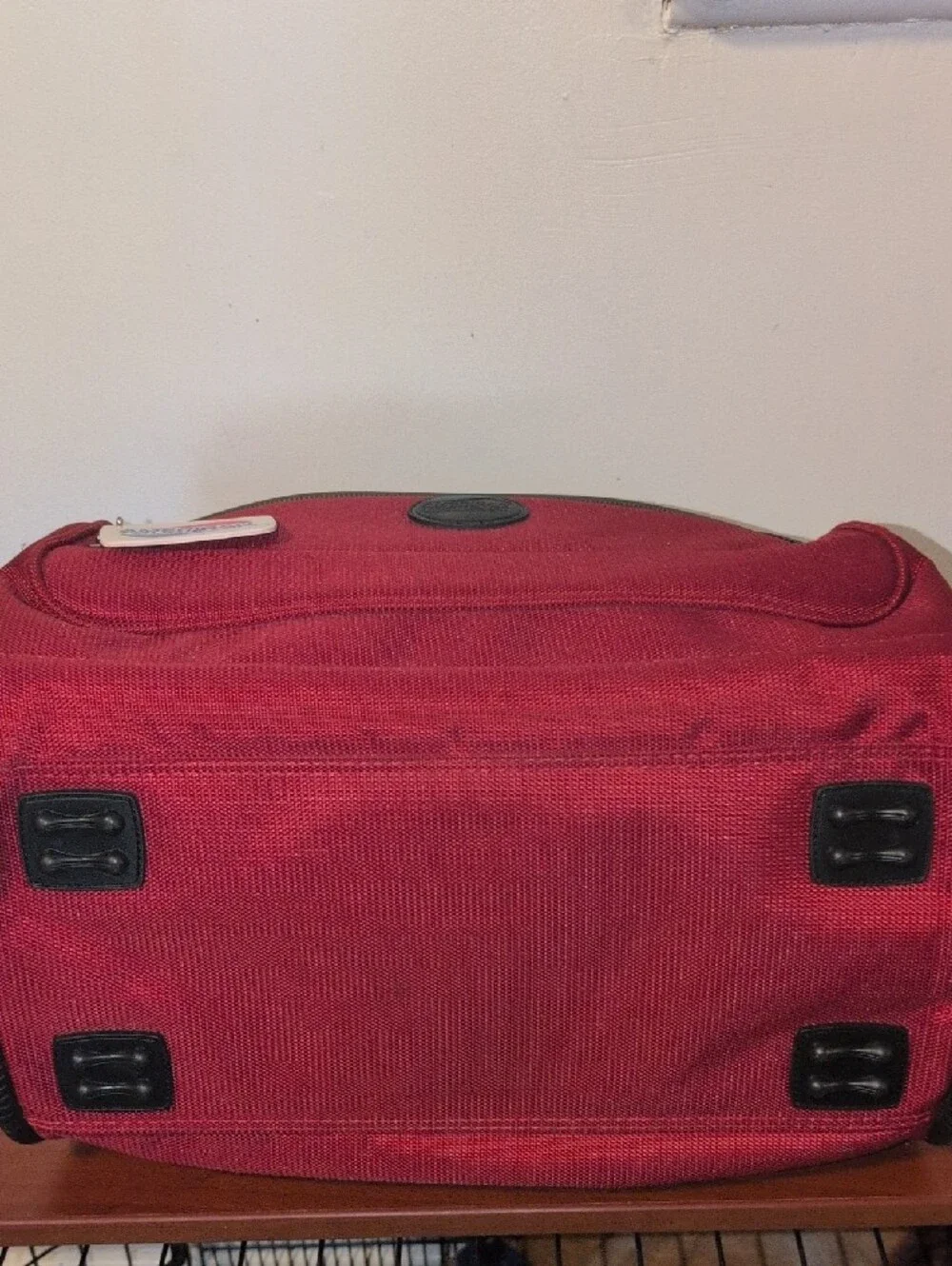 American Tourister Red and Black Duffel Travel Bag